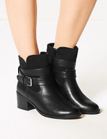 Marks and Spencer  Buckle Strap Ankle Boots