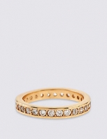 Marks and Spencer  Gold Plated Shimmer Band Ring