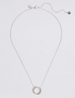 Marks and Spencer  Silver Plated Simple Pendant Necklace