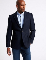 Marks and Spencer  Wool Blend Herringbone Tailored Fit Jacket