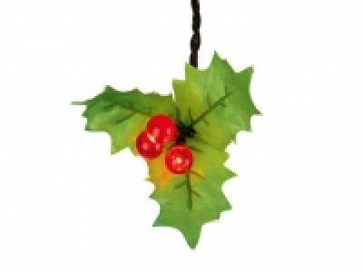 PREMIER Holly Garland with Red Berry Lights 9.99 €