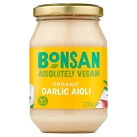 Centra  Bonsan Organic Garlic Aioli Vegan 235g