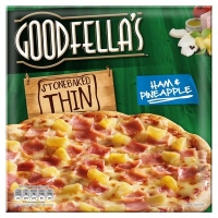 Centra  Goodfellas Stone Baked Thin Ham & Pineapple Pizza 365g
