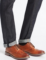 Marks and Spencer  Leather Trisole Brogue Shoes