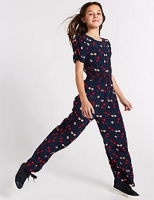 Marks and Spencer  Cherry Print Jumpsuit (3-16 Years)