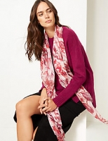 Marks and Spencer  Pure Silk Floral Print Scarf