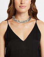 Marks and Spencer  Glitter Twist Plait Necklace