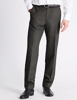 Marks and Spencer  Tailored Fit Flat Front Trousers
