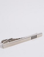 Marks and Spencer  Tie Clip with Black Stripe