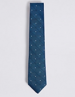 Marks and Spencer  Pure Silk Square Motif Tie
