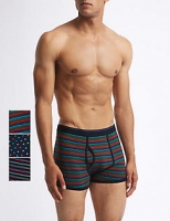 Marks and Spencer  3 Pack Cool & Fresh Stretch Cotton Trunks