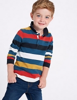 Marks and Spencer  Pure Cotton Striped Polo Shirt (3 Months - 7 Years)