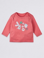 Marks and Spencer  Pure Cotton Bunny Applique Top