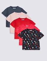 Marks and Spencer  5 Pack T-Shirts (3-16 Years)
