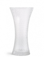 Marks and Spencer  Large Flared Pressed Diamond Vase
