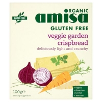 Centra  Amisa Organic Veggie Garden Crispbread 100g