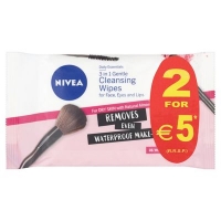 Centra  Nivea Daily Essentials Facial Cleanse Wipes Dry Twin Pack 50