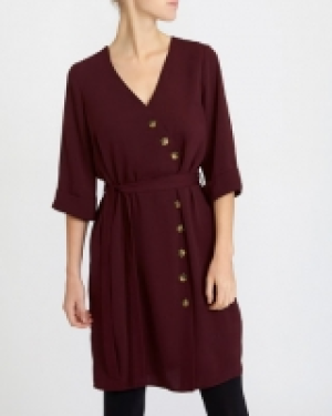 Button Front Shirt Dress