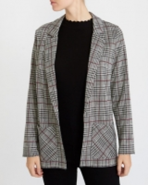 Check Longline Jacket