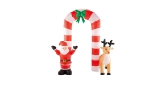 Aldi  Santa & Rudolph Inflatable Arch