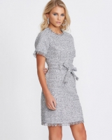 Dunnes Stores  Savida Silver Tweed Dress
