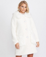 Dunnes Stores  Savida Textured Faux Fur Coat