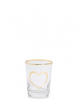 Marks and Spencer  Sparkle Heart Glass