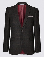 Marks and Spencer  Big & Tall Wool Rich Tailored Fit Jacket
