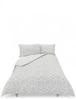 Marks and Spencer  Large Scale Geometric Print Bedding Set