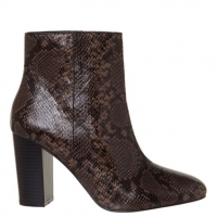 Dunnes Stores  Faux Snake Ankle Boots