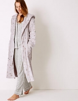 Marks and Spencer  Fleece Star Print Dressing Gown