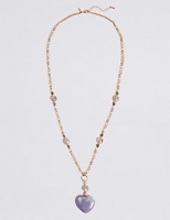 Marks and Spencer  Beaded Crazy Heart Shape Necklace