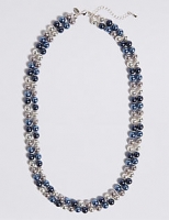 Marks and Spencer  Coloured Pearl Double Row Necklace