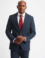 Marks and Spencer  Indigo Checked Tailored Fit Suit