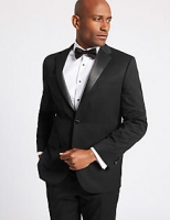 Marks and Spencer  Black Tailored Fit Tuxedo Suit