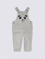 Marks and Spencer  Pure Cotton Panda Dungarees