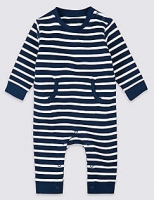 Marks and Spencer  Pure Cotton Striped All in One