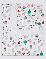 Marks and Spencer  Pure Cotton Jersey Graphic Shawl