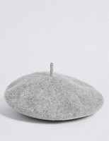 Marks and Spencer  Kids Pure Wool Gem Beret Hat (3-14 Years)