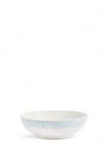 Marks and Spencer  Zig Zag Print Cereal Bowl