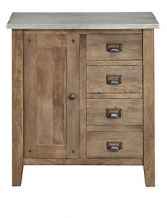 Marks and Spencer  Sanford Small Cabinet Metal Top