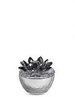 Marks and Spencer  Cut Glass Flower Trinket Box