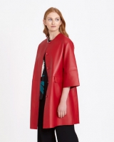 Dunnes Stores  Carolyn Donnelly The Edit Leather Coat