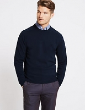 Pure Extra Fine Lambswool Crew Neck Jumper 47.50 €