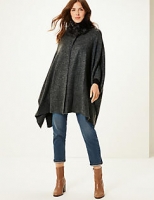 Marks and Spencer  Faux Fur Collar Knitted Wrap