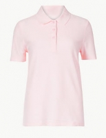 Marks and Spencer  Pure Cotton Short Sleeve Polo Shirt