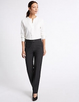 Marks and Spencer  Twill Straight Leg Trousers