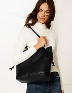 Marks and Spencer  Leather Ring Shoulder Bag