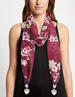 Marks and Spencer  Heart Pendant Jewellery Scarf