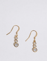 Marks and Spencer  Triple Stone Drop Earrings